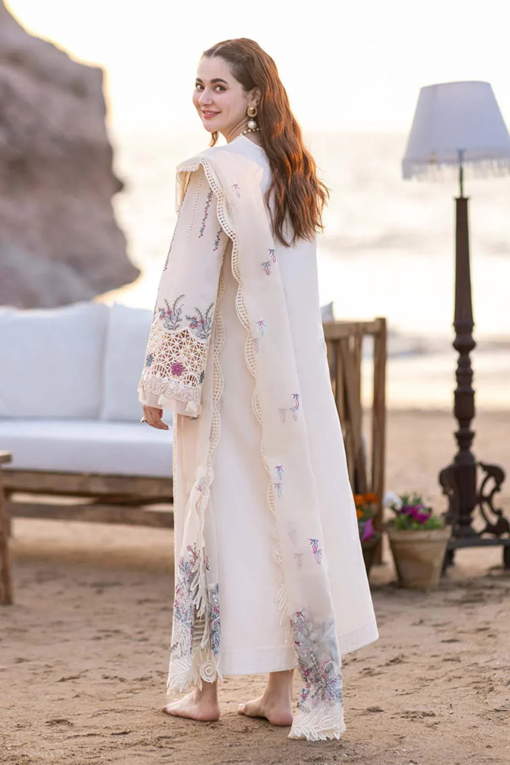Qalamkar | Sahil Kinare Luxury Lawn | SELIN