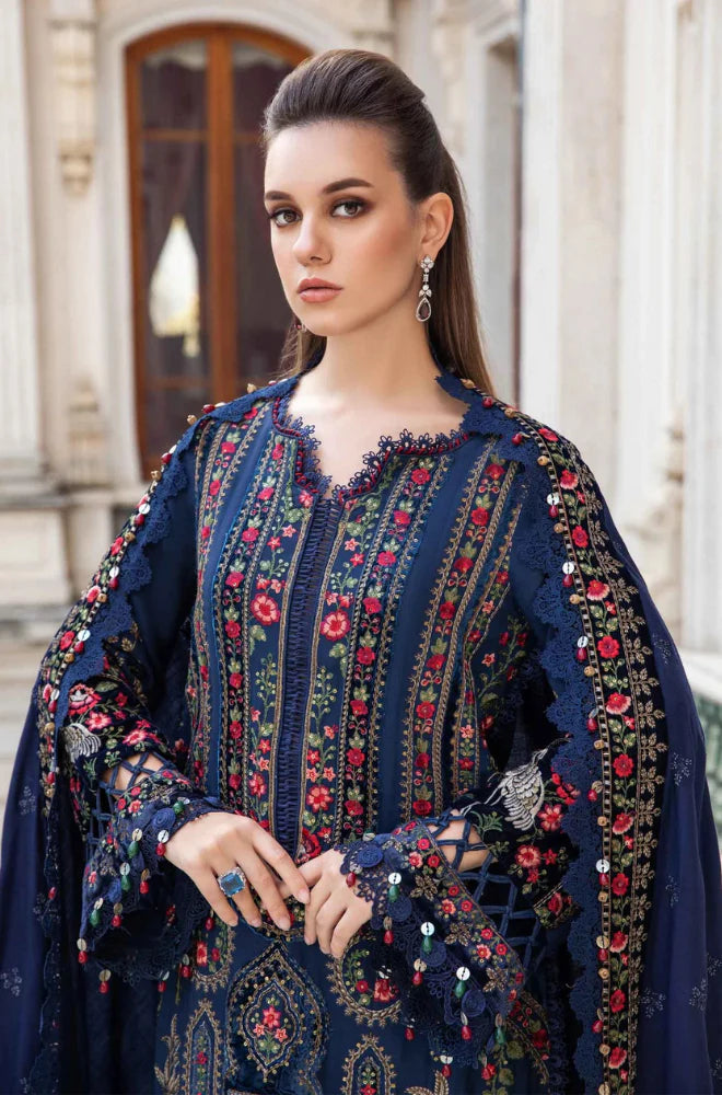 3PC EMBROIDERED LAWN SUIT