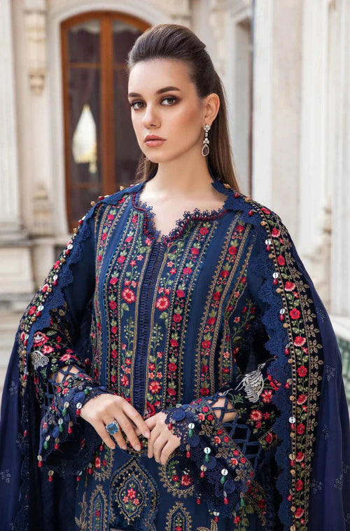 3PC EMBROIDERED LAWN SUIT