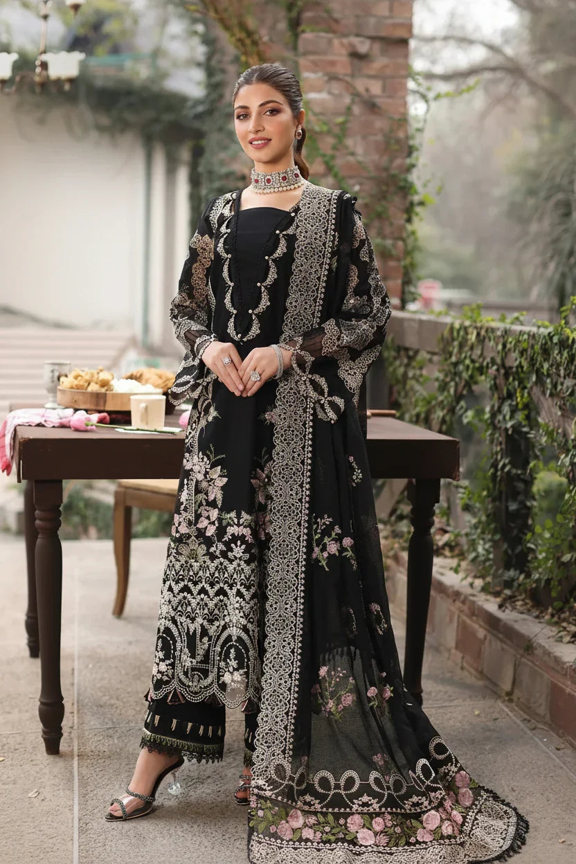 3 Piece - Unstitched Fully Embroidered Preminum Lawn Fabric