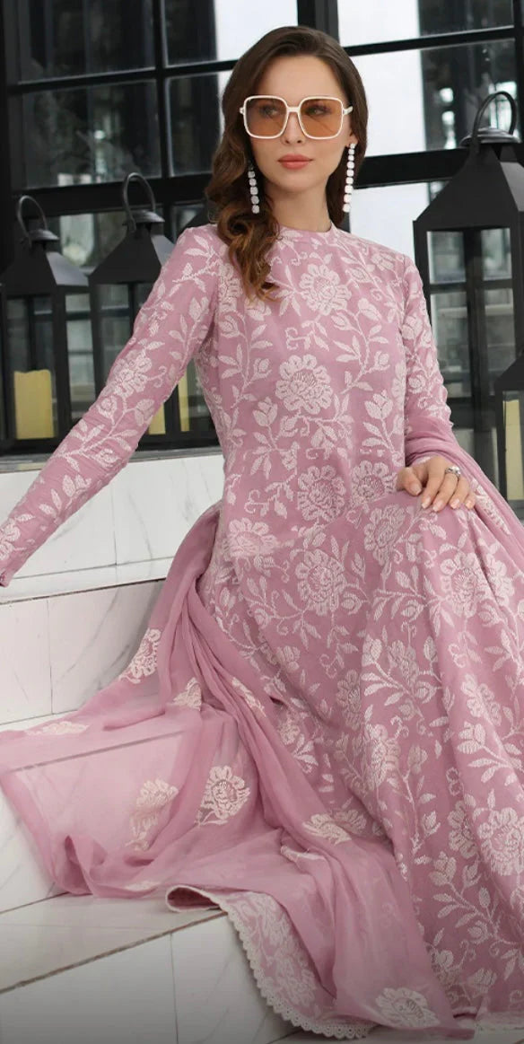 Bareez’e 3PC Embroidered Lawn Suit