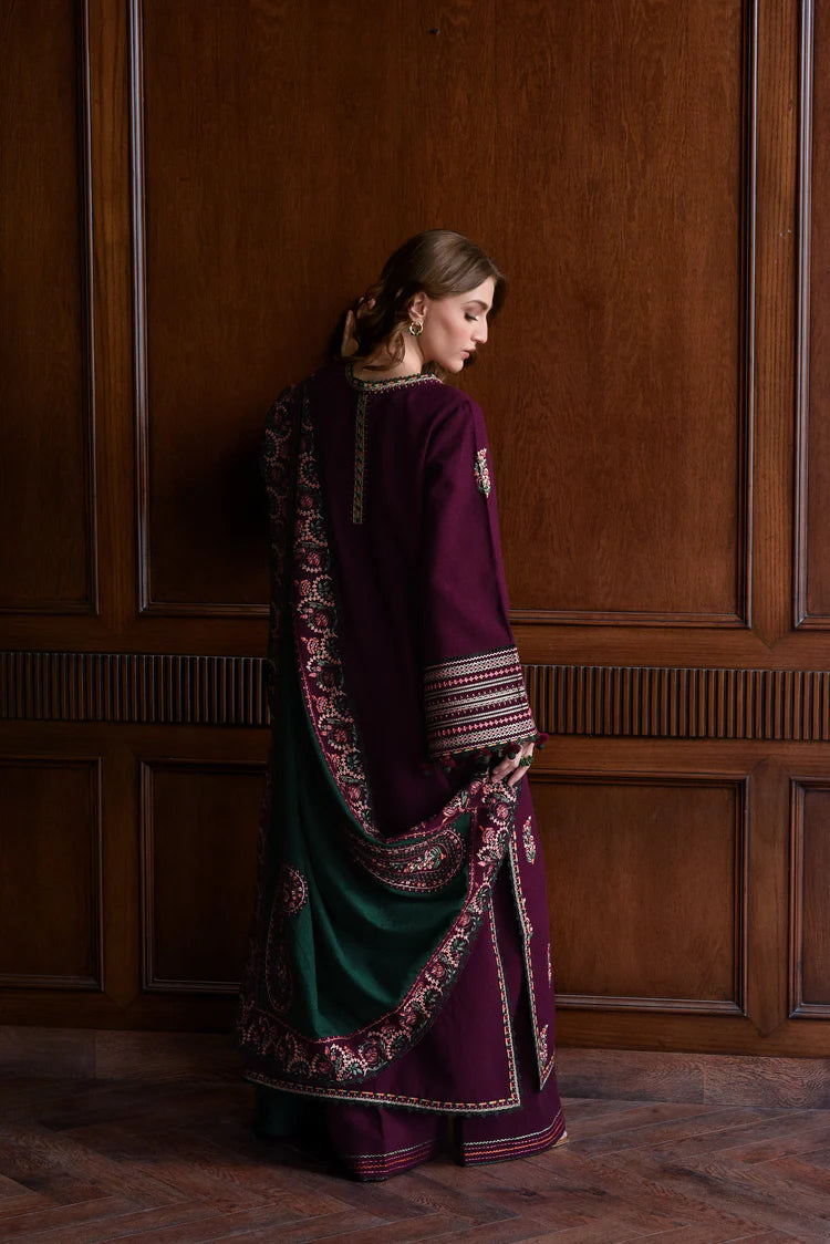 BATIK-Embroidered Lawn Unstitched 3PC with ready to wear Embroidered Khadi Net Dupatta
