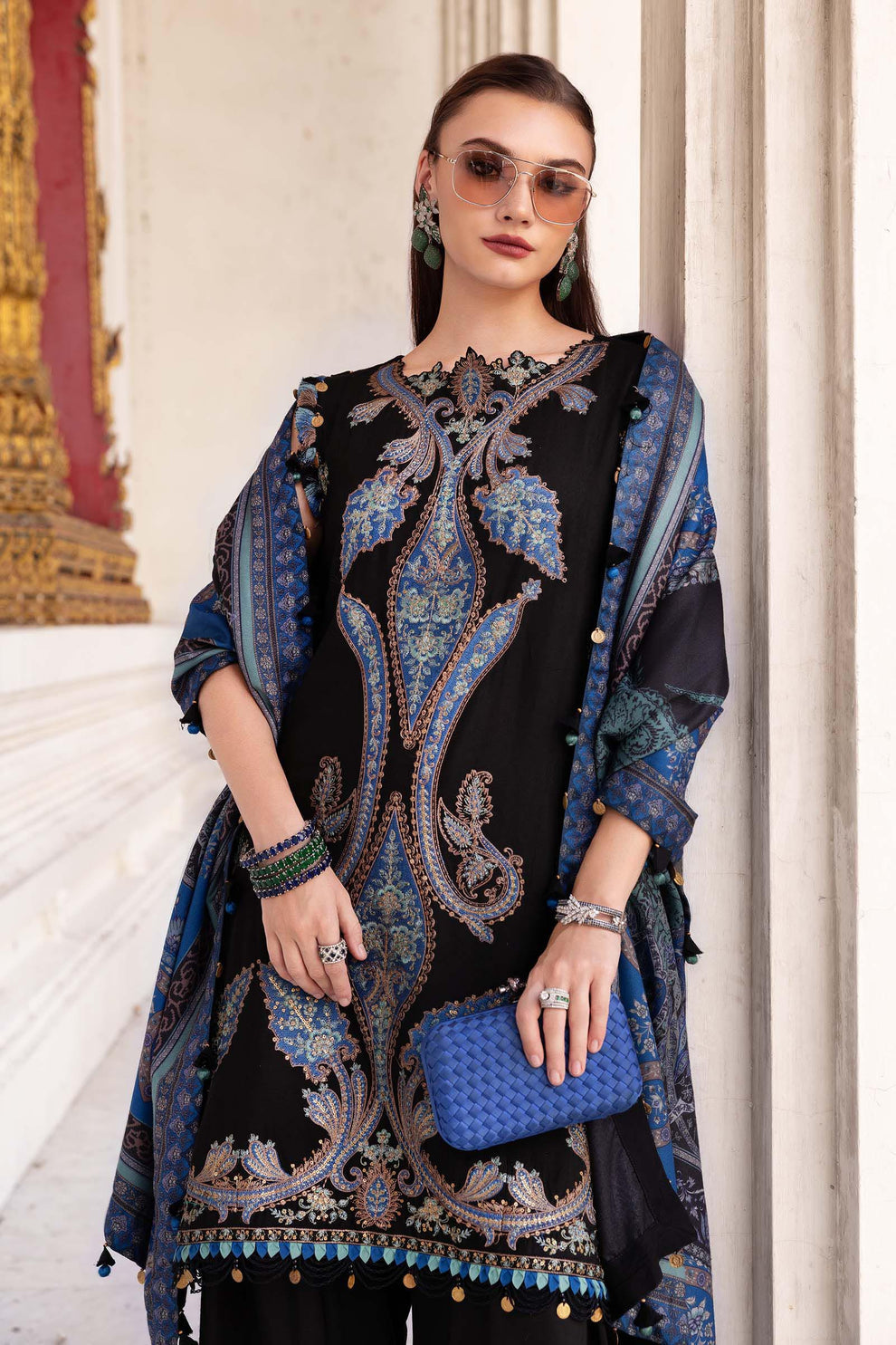 Maria.B MPrints Embroidered Lawn Unstitched 3Pc Suit