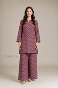 2-Piece Printed Khaddar Suit | Shirt & Trouser