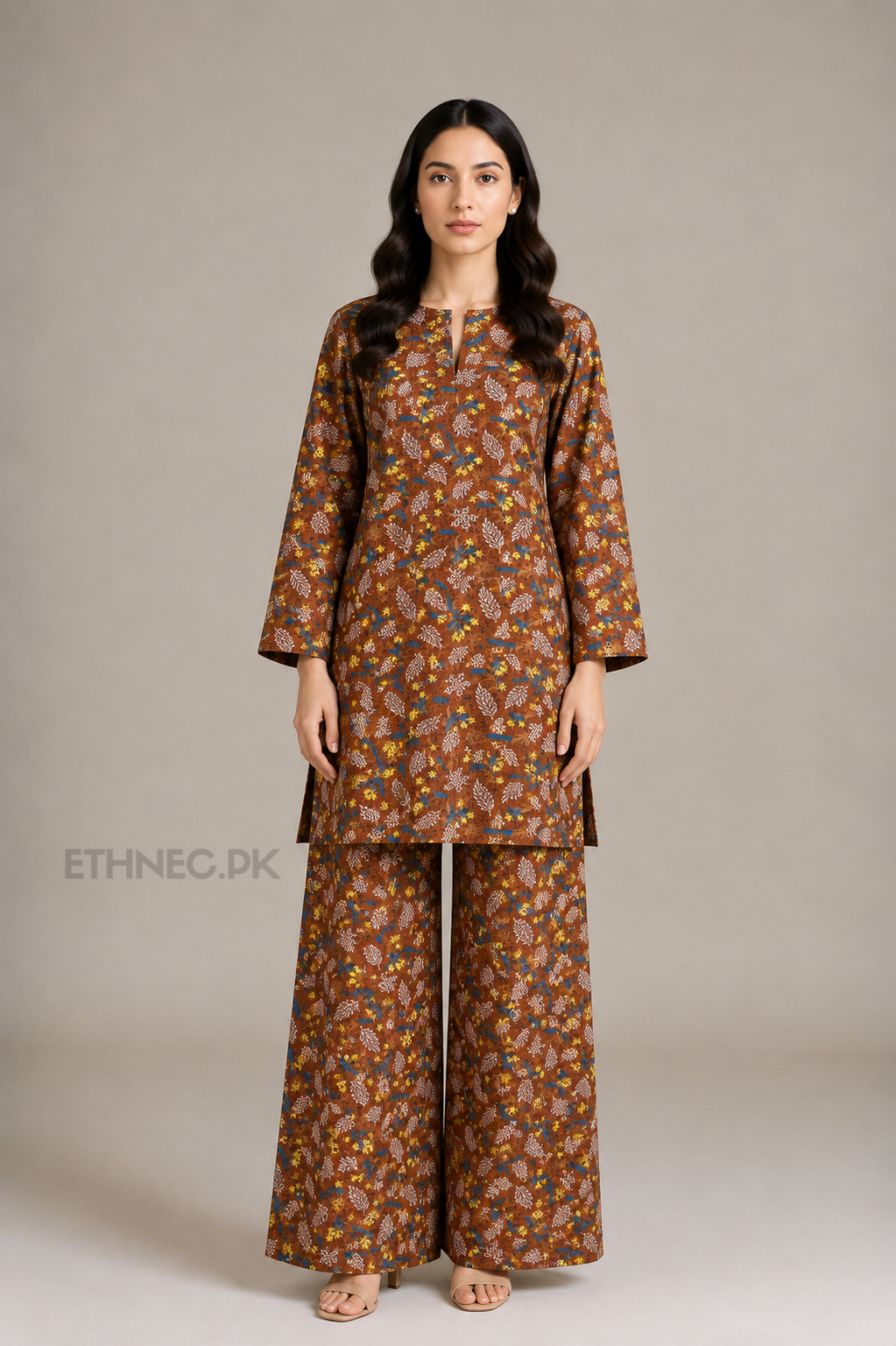 2-Piece Printed Suit | Shirt & Trouser