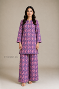 2-Piece Printed Khaddar Suit | Shirt & Trouser