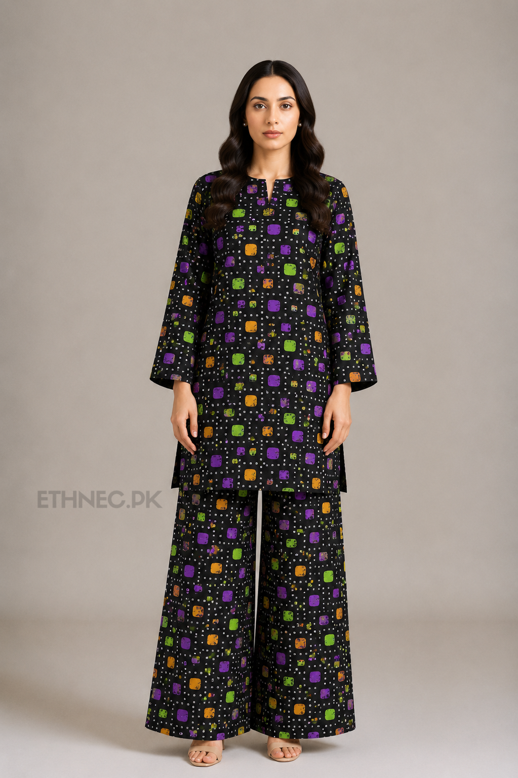 2-Piece Printed Suit | Shirt & Trouser