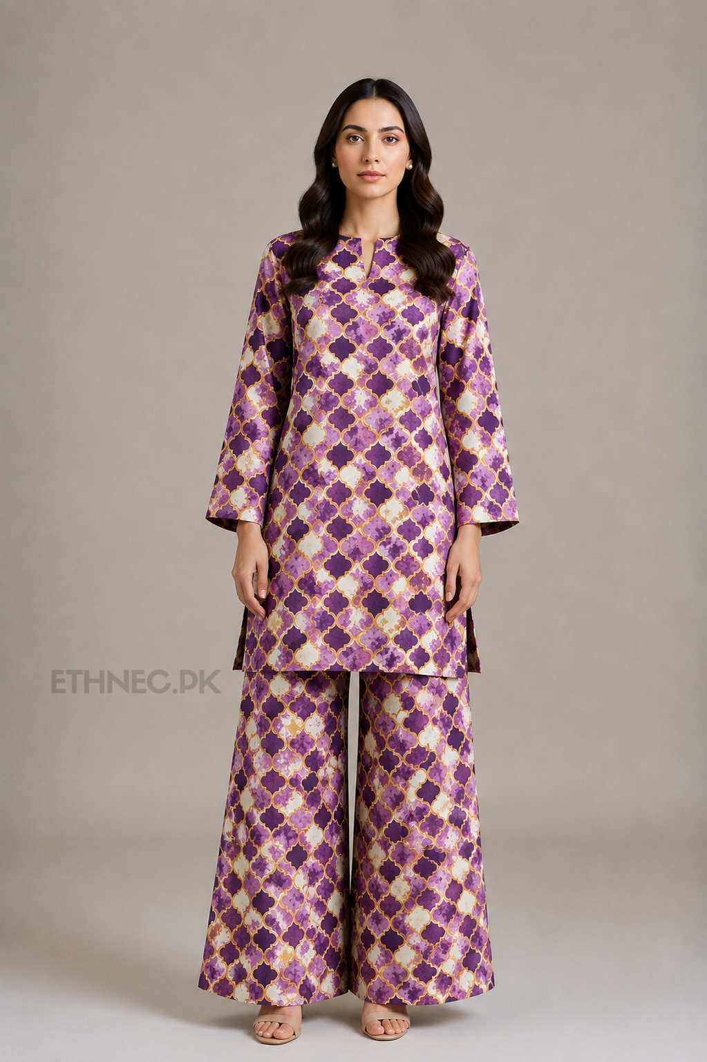 2-Piece Printed Suit | Shirt & Trouser