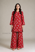 2-Piece Printed Suit | Shirt & Trouser