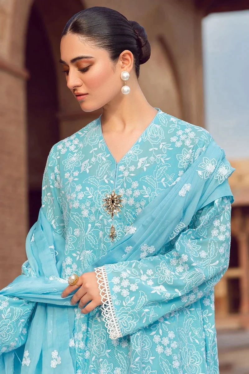 Bareez’e 3PC Embroidered Lawn Suit