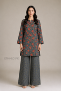 2-Piece Printed Khaddar Suit | Shirt & Trouser