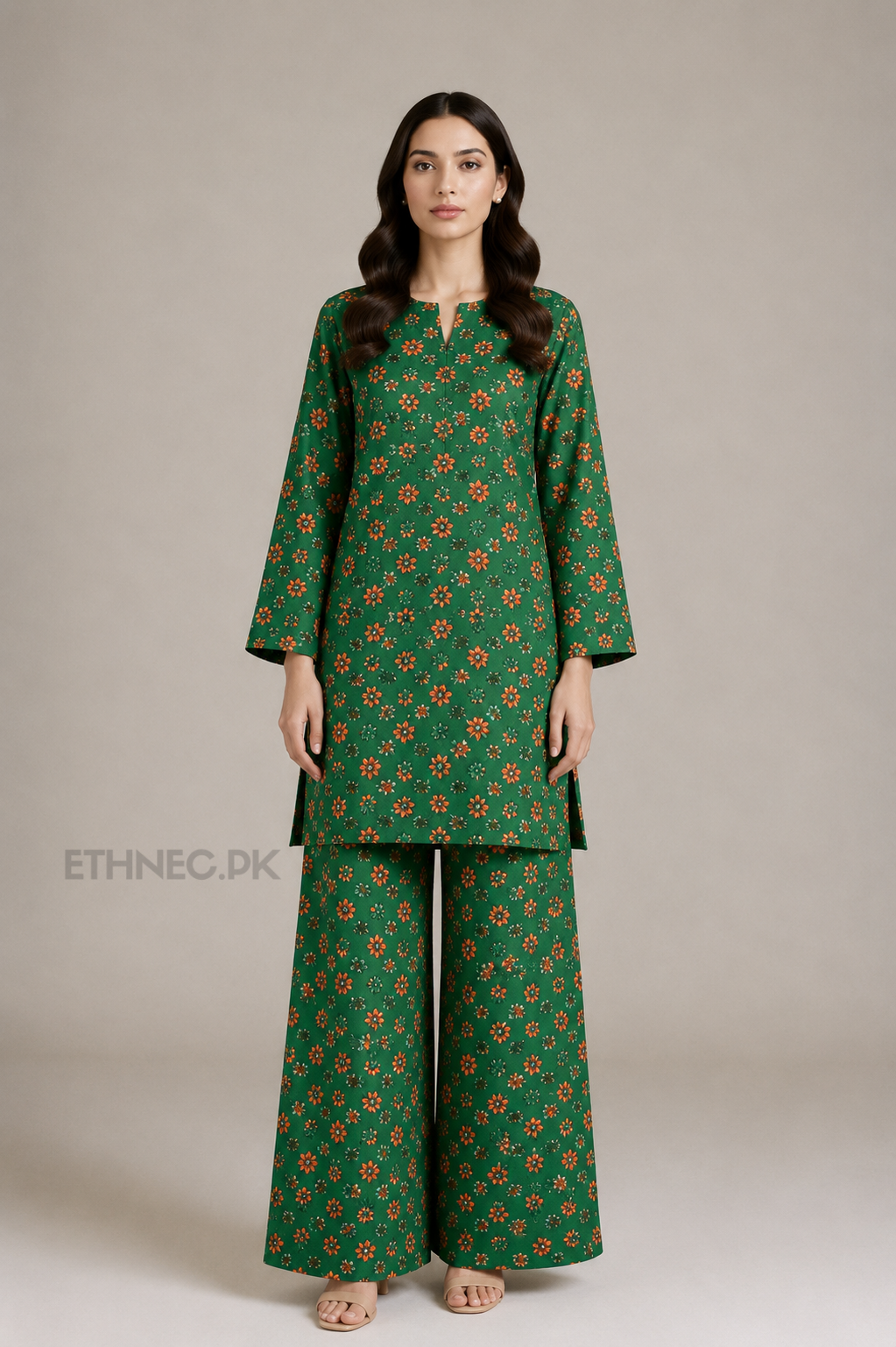 2-Piece Printed Suit | Shirt & Trouser