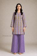 2-Piece Printed Khaddar Suit | Shirt & Trouser