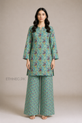 2-Piece Printed Khaddar Suit | Shirt & Trouser