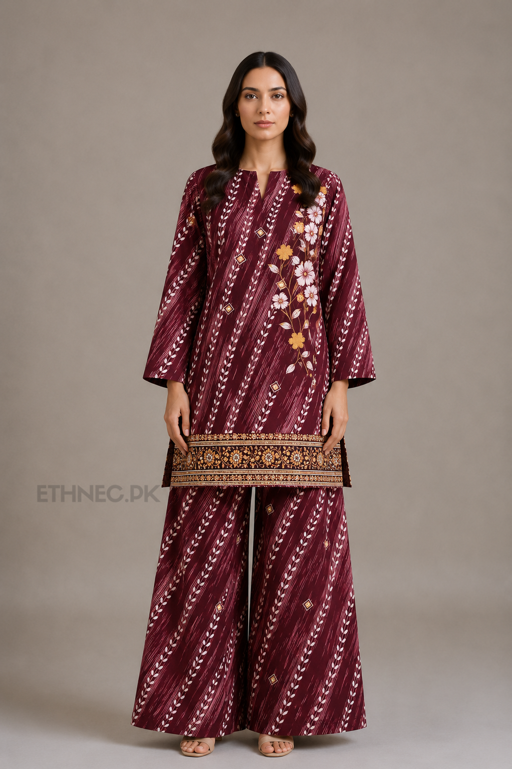2-Piece Printed Suit | Shirt & Trouser