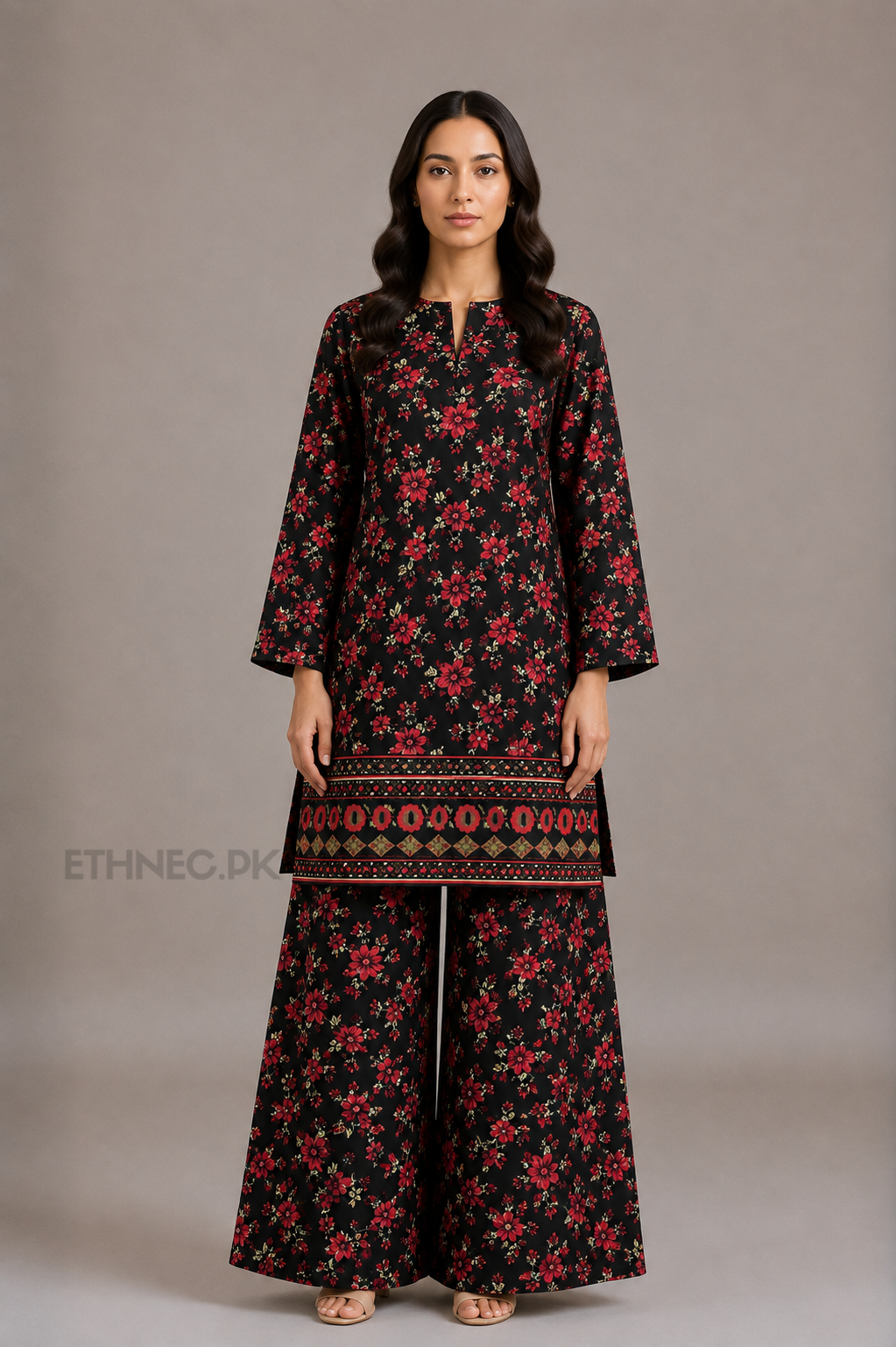 2-Piece Printed Suit | Shirt & Trouser