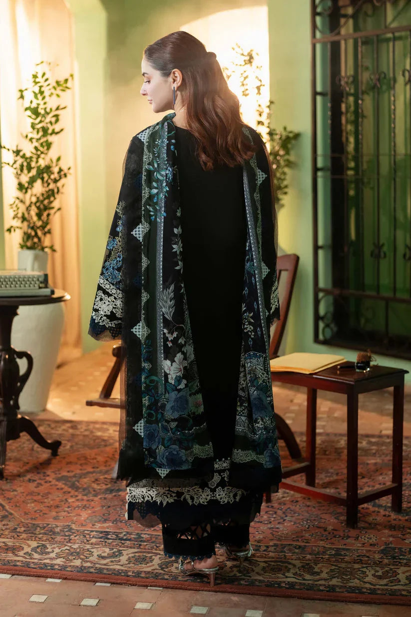 JADE-Ombre Chikenkari Embroidered Lawn Unstitched 3PC