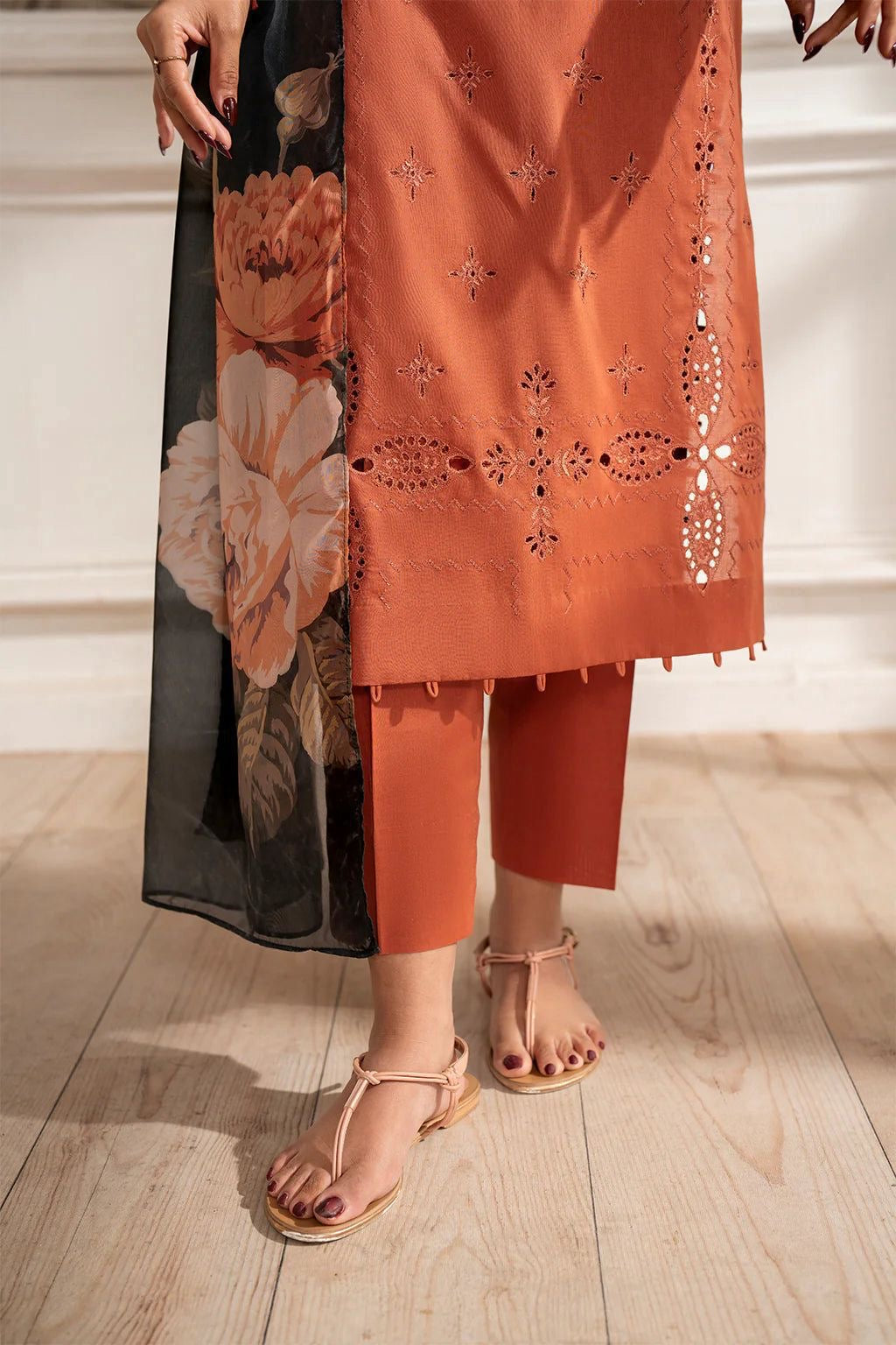 Chikenkari Embroidered Lawn Unstitched 3PC