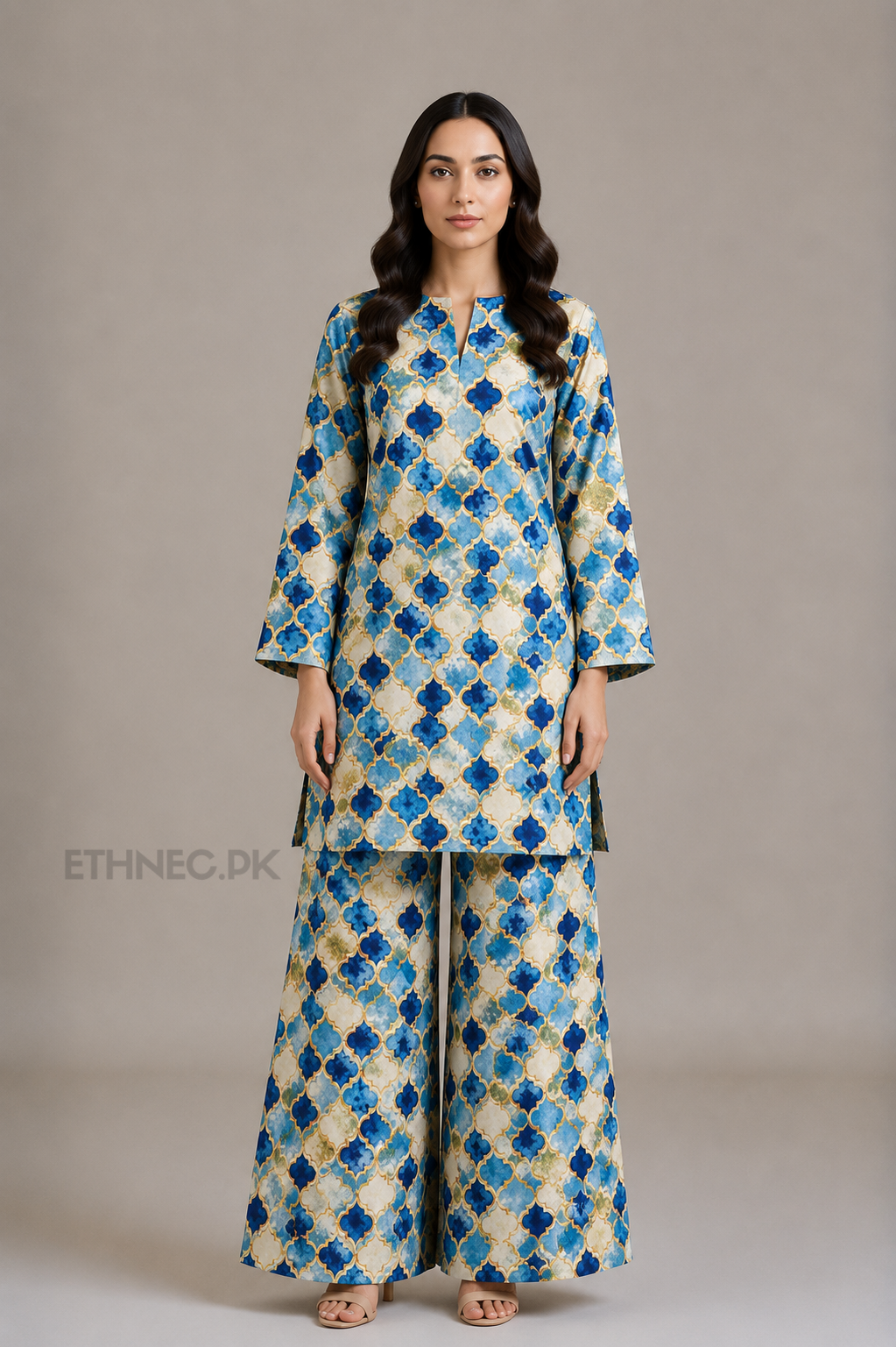 2-Piece Printed Suit | Shirt & Trouser