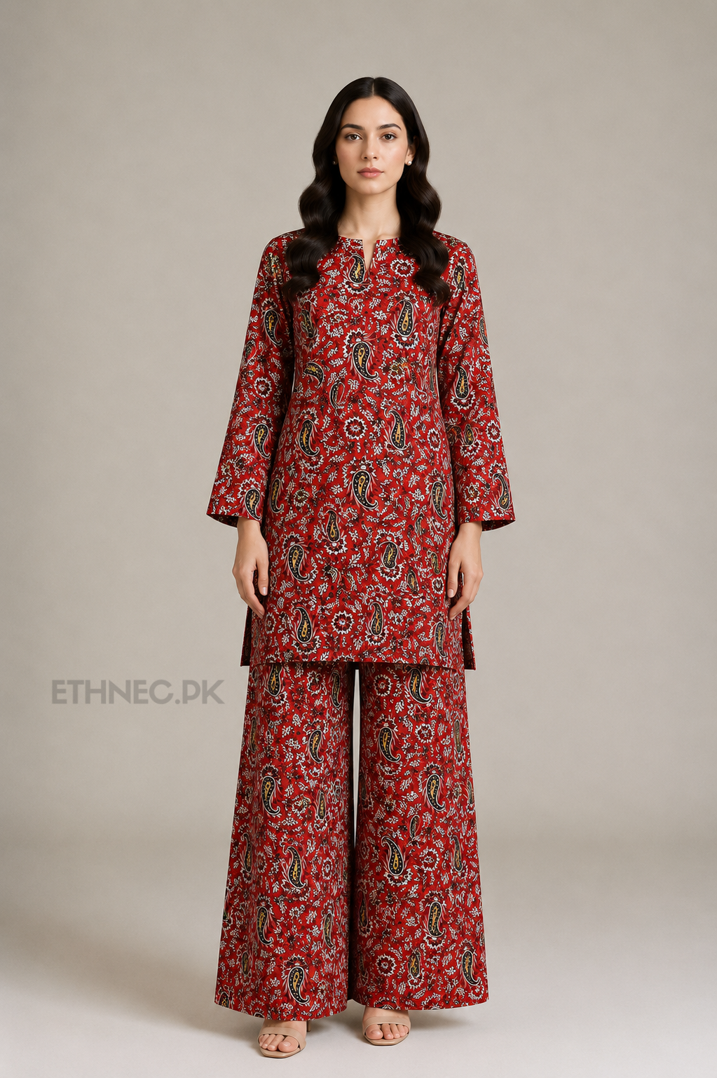 2-Piece Printed Suit | Shirt & Trouser