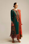 HUSSAIN REHAR- EMBROIDERED Lawn Unstitched 3PC with Courtal Printed Dupatta