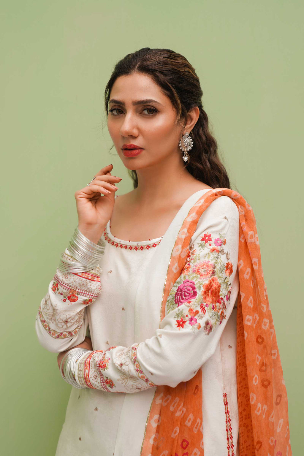 Zara Shahjahan-Embroidered Unstitched Lawn 3 PC with Embroidered Trouser