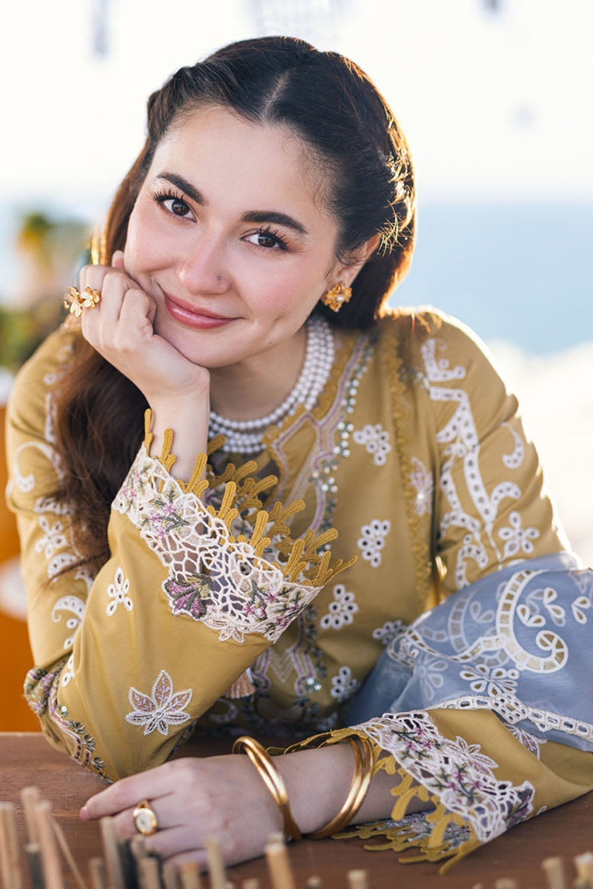 Sahil Kinare by Qalamkar-Embroidered Lawn Unstitched 3 PC