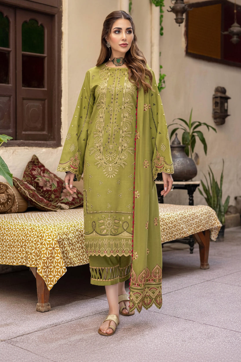 Laadli by Humdum Embroidered Unstitched 3 PC