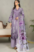 Embroidered Digital Printed Lawn Unstitched 3pc with Ready to wear Bana Dora Voil Dupatta