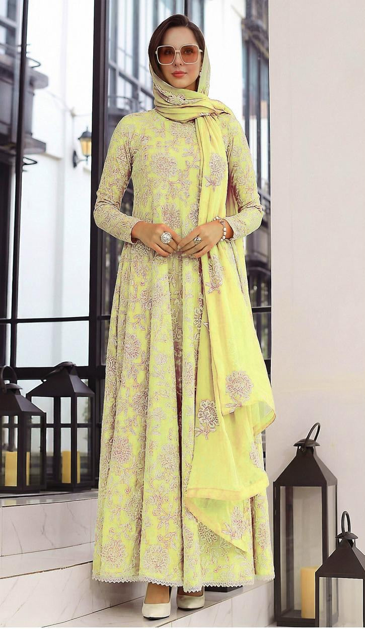Bareez’e 3PC Embroidered Lawn Suit 1019