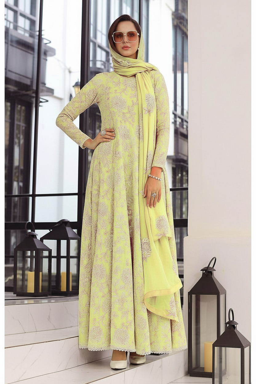 Bareez’e 3PC Embroidered Lawn Suit 1019