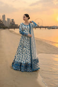 Faiza Saqlain-Embroidered Luxury Lawn Unstitched 3pc with Embroidered Ready to wear Organza Dupatta
