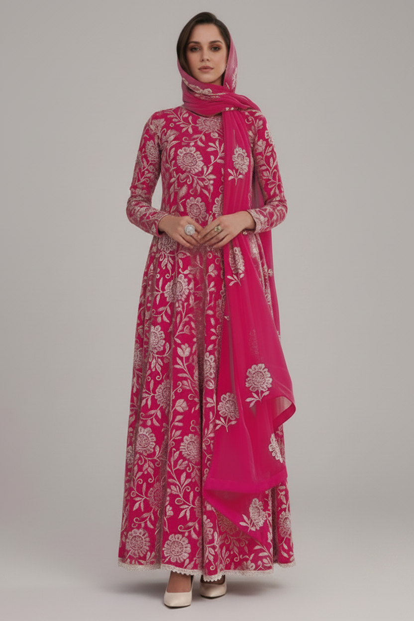 Bareez’e 3PC Embroidered Lawn Suit