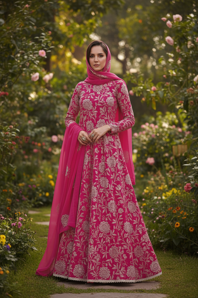 Bareez’e 3PC Embroidered Lawn Suit