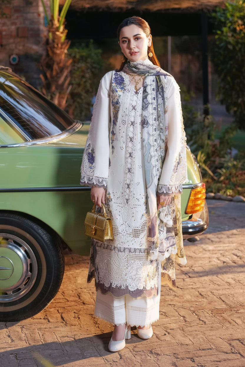 Jade - Embroidered Lawn Unstitched 3 PC- OMBRE
