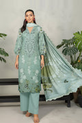 Embroidered Digital Printed Lawn Unstitched 3pc with Ready to wear Bana Dora Voil Dupatta