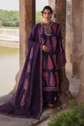 Hussain Rehar-Embroidered Lawn Unstitched 3PC with Embroidered Dupatta