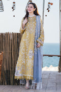 Sahil Kinare by Qalamkar-Embroidered Lawn Unstitched 3 PC