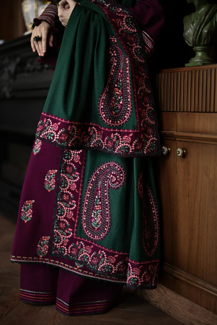 BATIK-Embroidered Lawn Unstitched 3PC with ready to wear Embroidered Khadi Net Dupatta