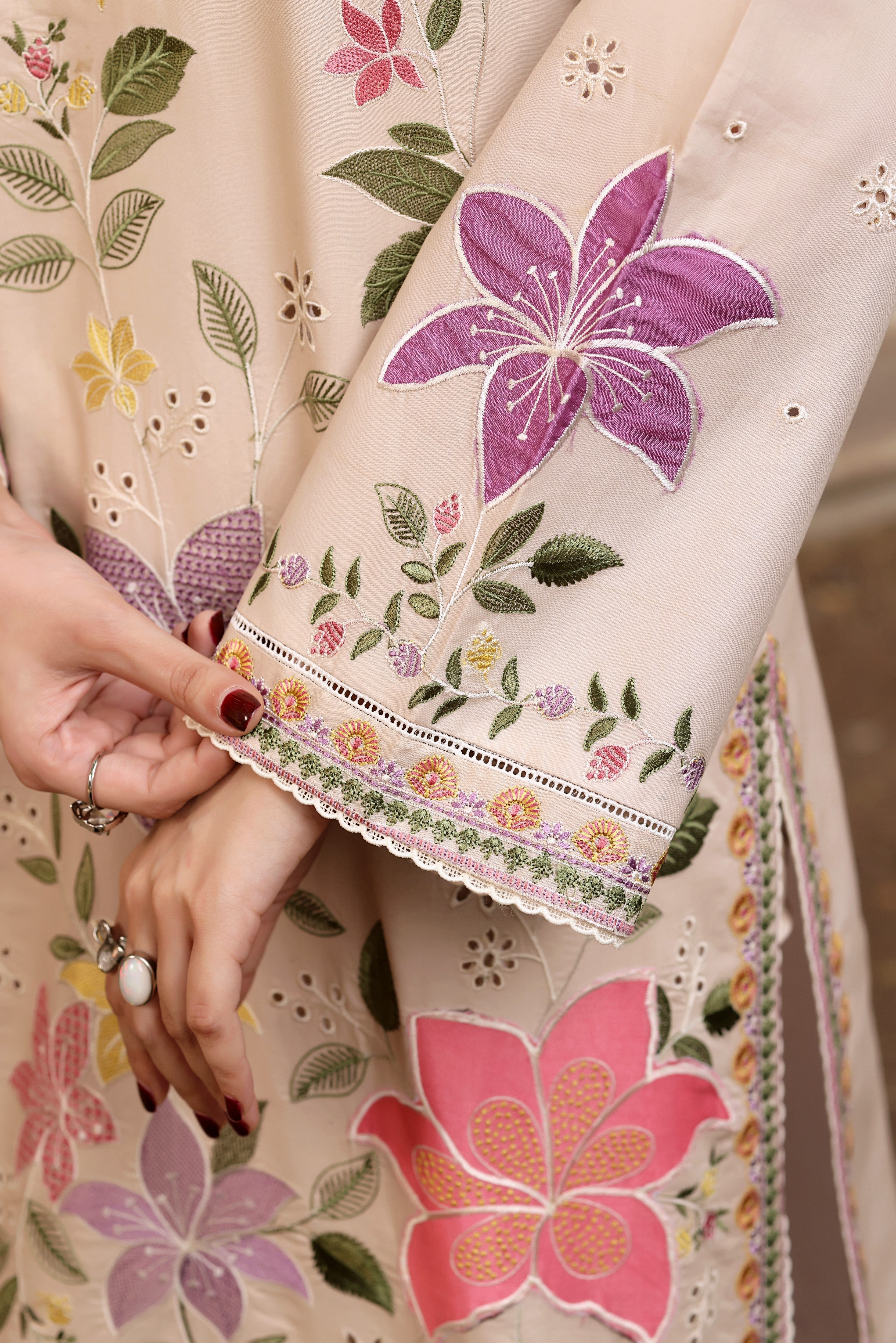 ANEELAS - LAWN EMBROIDERED 3PC