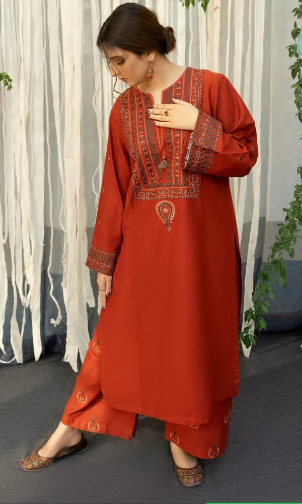 URGE-Embroidered Lawn Unstitched 3PC with Embroidered Trouser