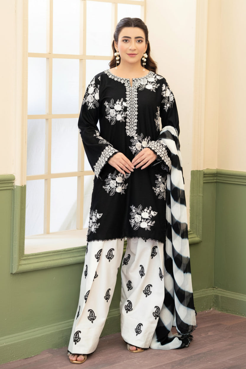 Zara Shahjahan 3Pcs Embroidered Lawn Collection 2026